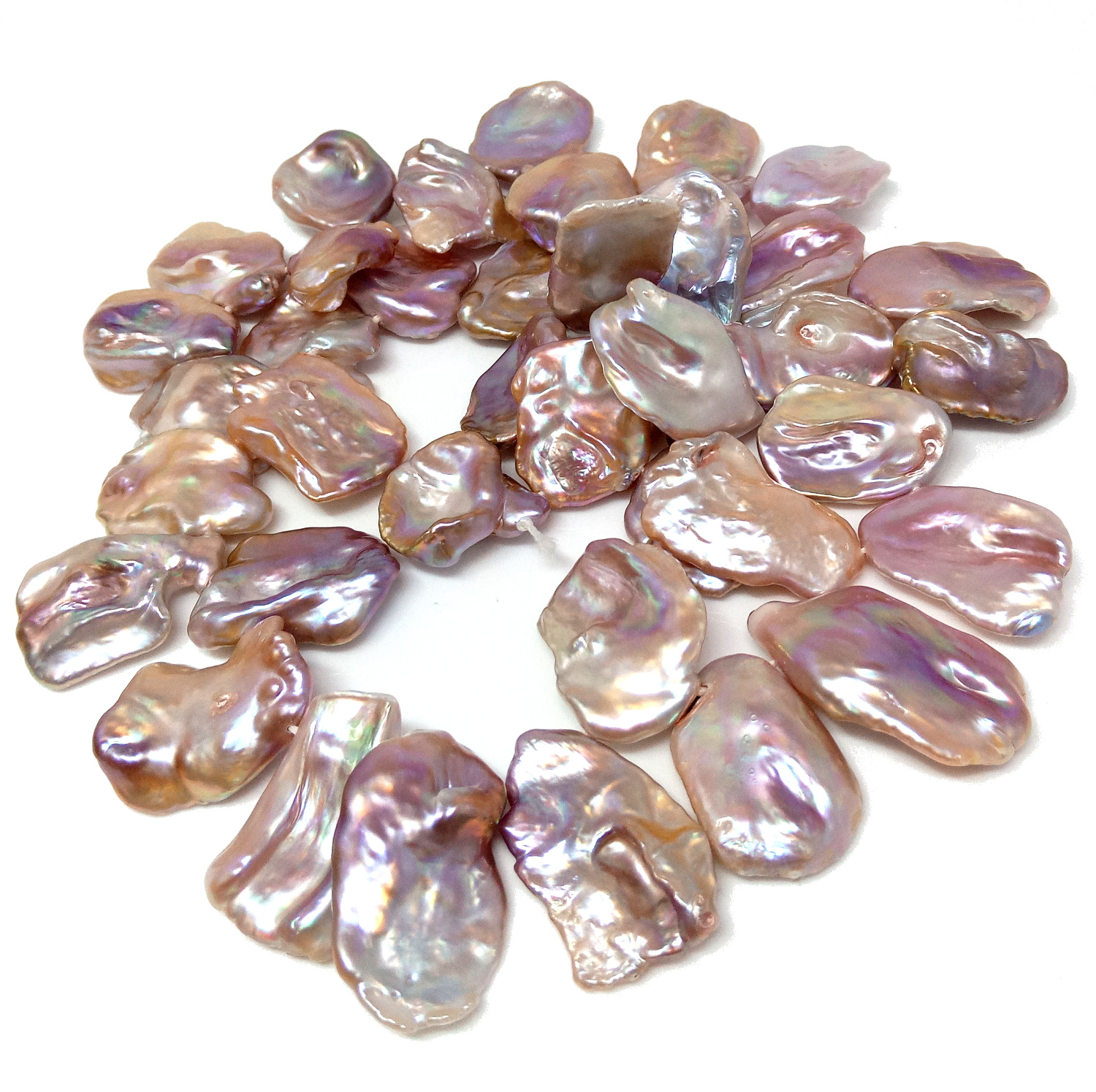 Natural Colours Huge Petal Keishi Pearls